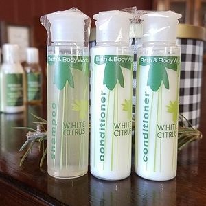 White Citrus Travel Set